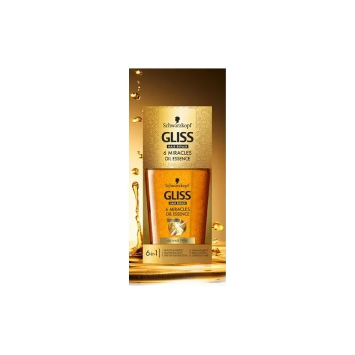Schwarzkopf Gliss Hair Repair 6-in-1 Miracle Oil Essence for Beautiful Hair