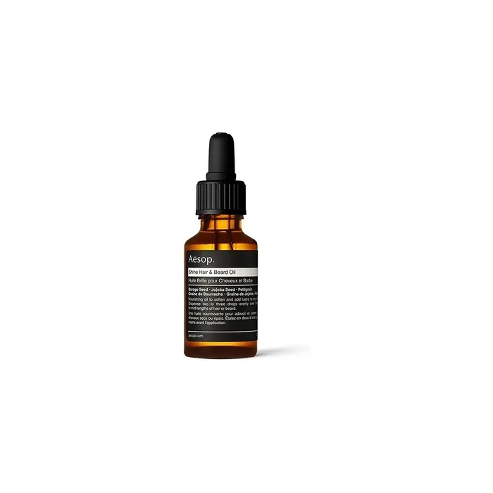 Aesop Shine Hair & Beard Oil 25mL 0.84 oz Paraben-Free Cruelty-Free & Vegan