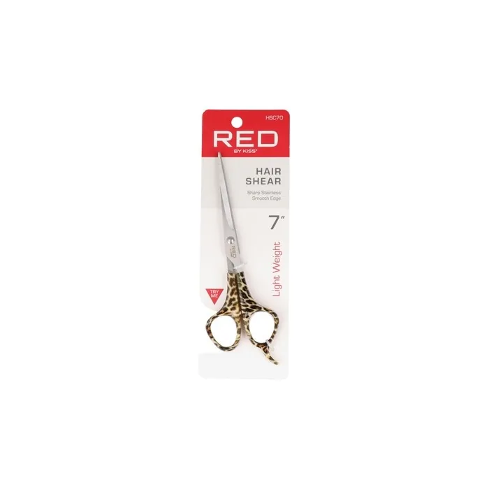 Red Kiss Straight Hair Shear 7 Professional Hair Cutting Tool