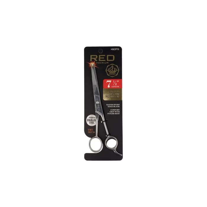 Red Kiss Premium Straight Hair Shear 75 Professional Hair Cutting Tool