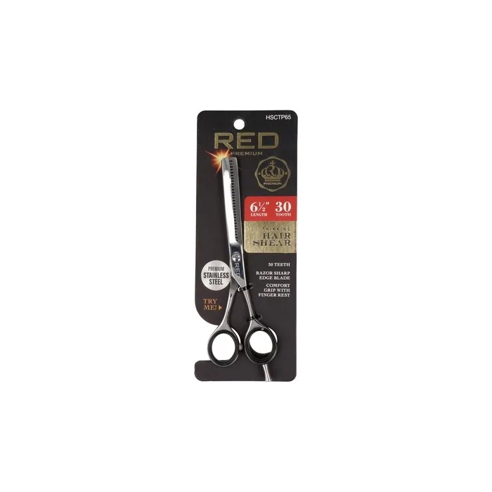 Red Kiss Premium Thinning Hair Shear 65 Professional Hair Cutting Tool