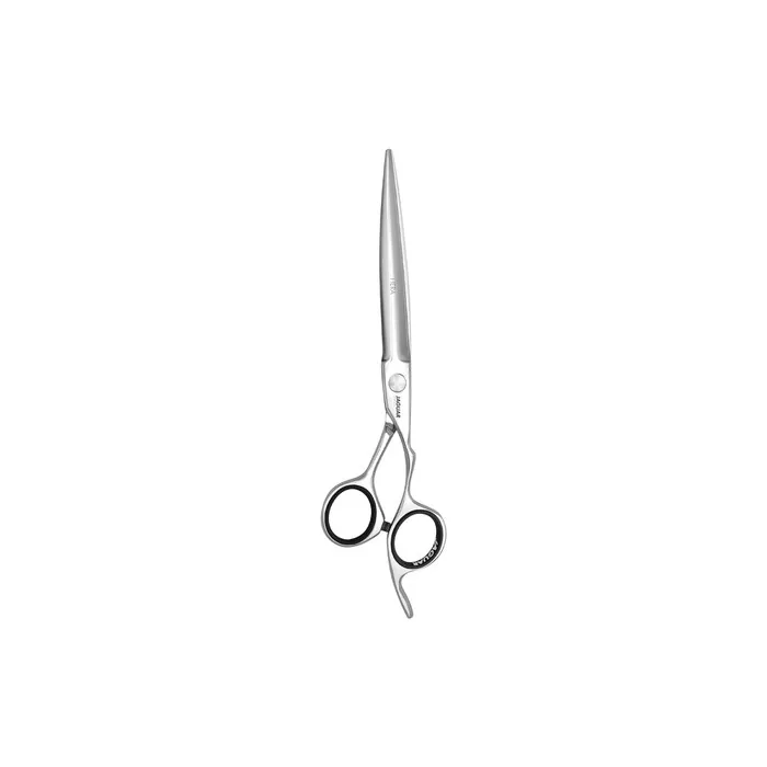 JAGUAR Hair Scissors HERA 7.0" Crane Design Hairdressing Scissors with Forged Finger Hook and Rounded Dagger Blade Polished Made in Germany