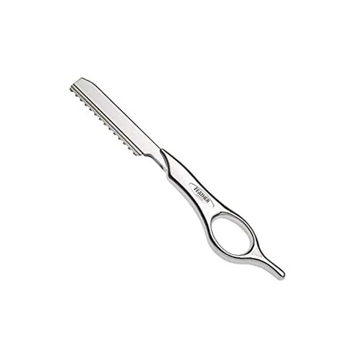 Feather Short Hair Styling Razor 15.8cm Silver