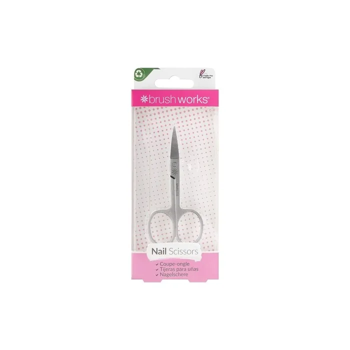 Brushworks Nail Scissors Silver