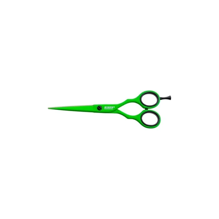 Kiepe Set Of 2 420 Green Tea Steel Hairdressing And Spinning Scissors 5.5 Inch