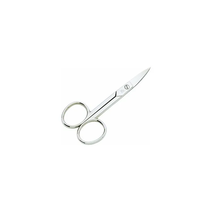 Classica Traditional Carbon Steel Nickel Plated Straight Blade Nail Scissors