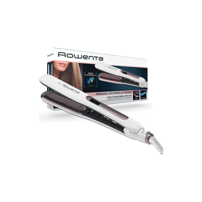 Rowenta Premium Care SF7510 Hair Straightener with Integrated Natural Comb Ionic Function