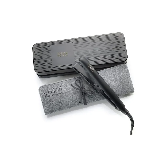 Diva Pro Styling Digital Styler Flat Iron Onyx 700g Black