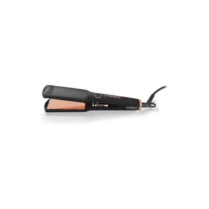 Professional Pure Rose Gold Hair Straightener with Digital Display and Large Titanium Plate