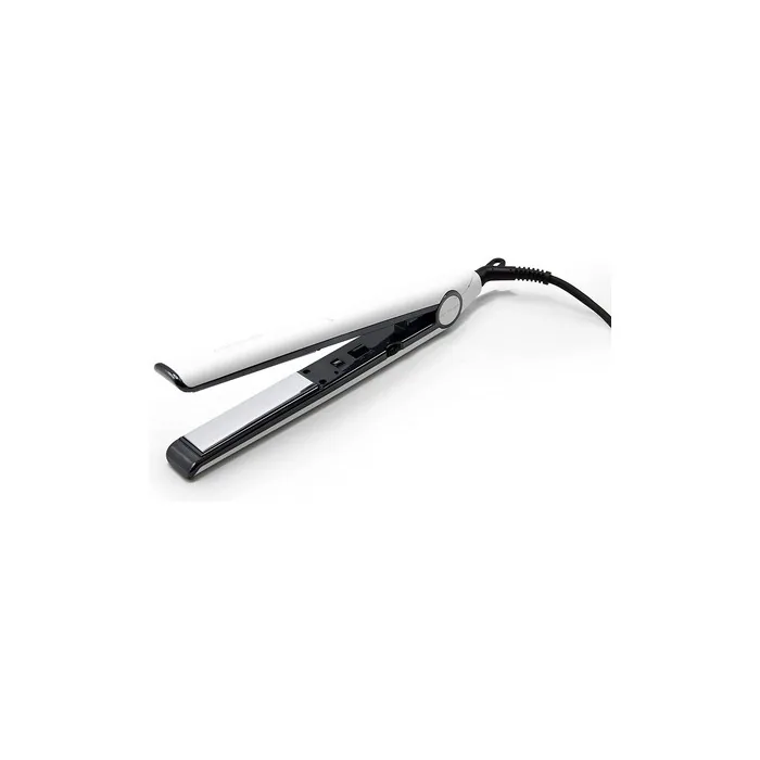 Corioliss C1 Hair Straightener with Titanium Plates and Curling for Fine Hair - White Soft Touch Chrome