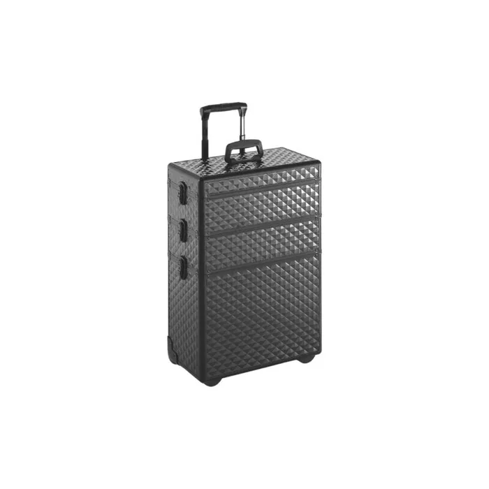 Xanitalia Professional Trolley for Beauticians and Hairdressers Lightweight Black 43 x 26 x 68 cm