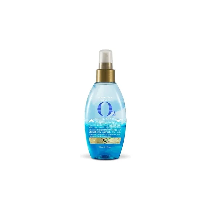 Ogx Antigravity Hydration O2 Weightless Oil Lifting Tonic 4 Ounce