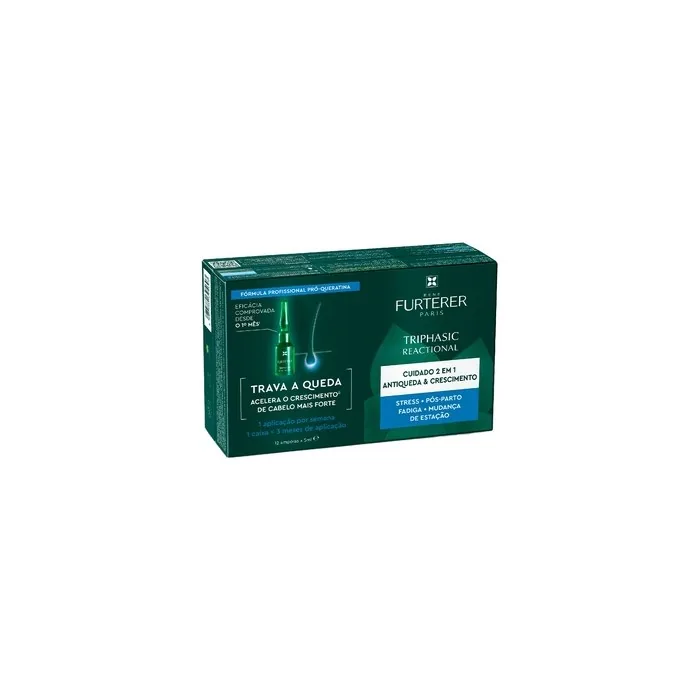 René Furterer Triphasic Reactive Hair Loss Ampoules 12 Doses