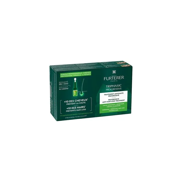 Rene Furterer Triphasic Ampoules For Progressive Hair Loss 8 Doses