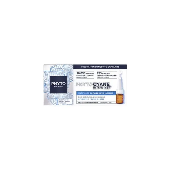 Phyto Phytocyane Intensive+ Ampoules for Men - 12 Units
