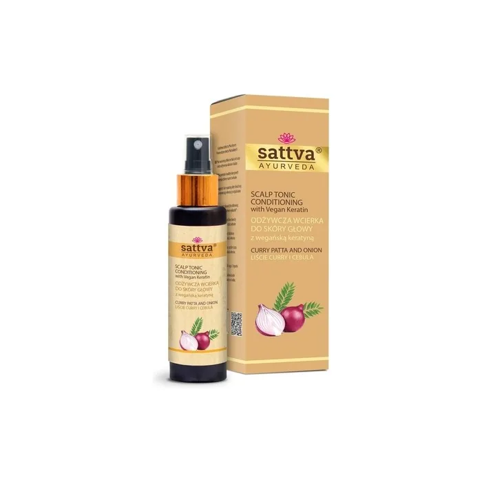 Sattva Hair Tonic with Vegan Keratin - Repair and Volume - Natural Scalp Tonic