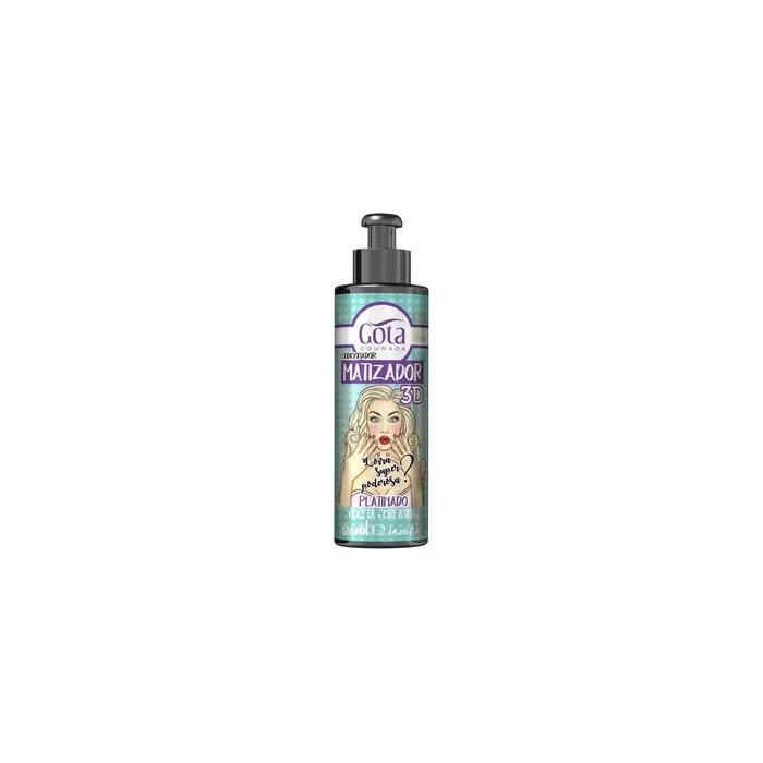 Gota Dourada 3d Platinum Hair Toner 120ml Professional Hair Care