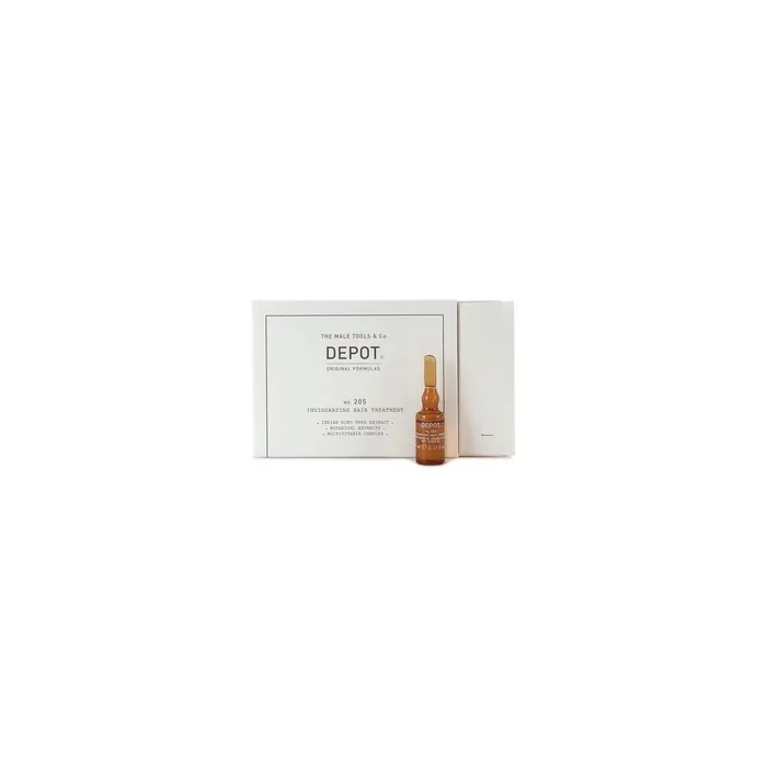 DEPOT 205 Invigorating Hair Treatment 5ml - Pack of 10