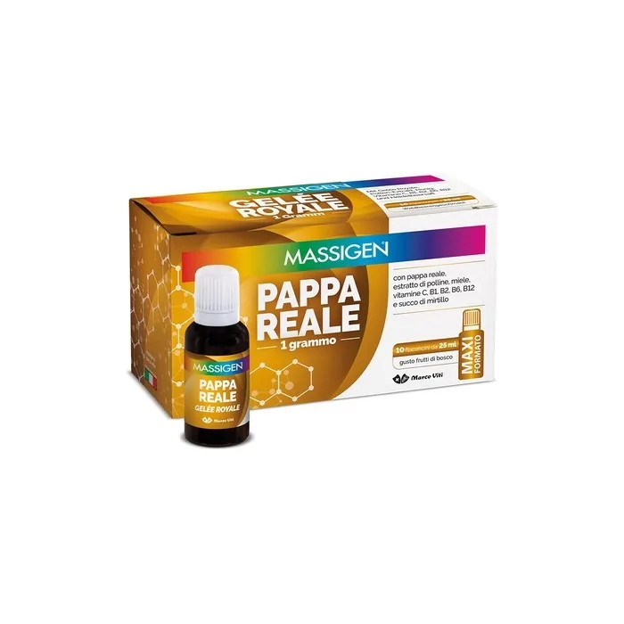 Massigen Royal Jelly Tonic Reconstituting Supplement 10 Bottles x 25ml