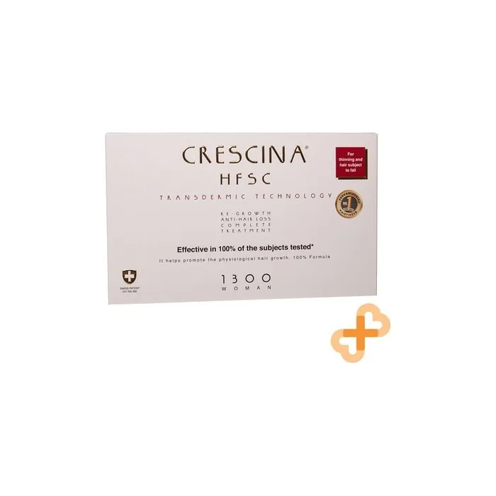 Crescina Hfsc 1300 Woman Regrowth Antihair Loss Treatment Ampoules 35ml
