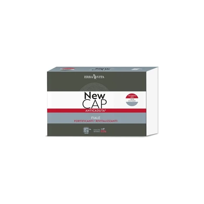 Erba Vita Newcap Anti-Fall Ampoules for Weak, Swollen Hair