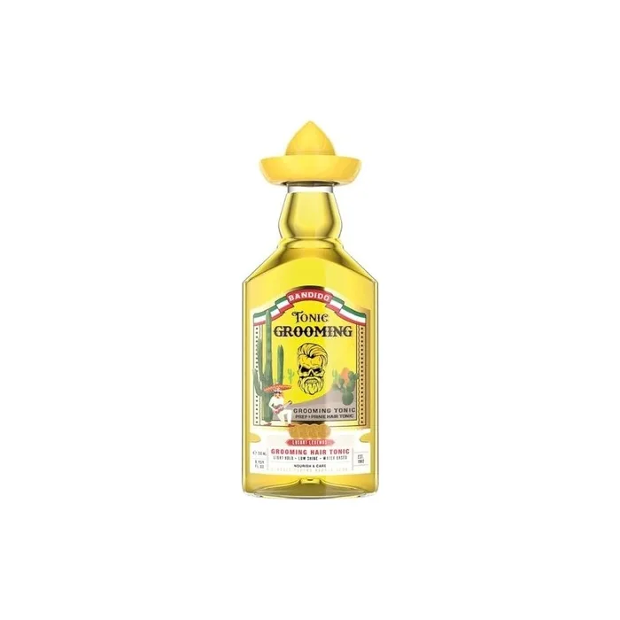 Bandido 250ml Care Hair Tonic Refreshing for Healthy Scalp Anti Dandruff Men's Hairstyle Prep & Prime Hair Tonic Light Hold Low Shine Water Based Nourish & Care