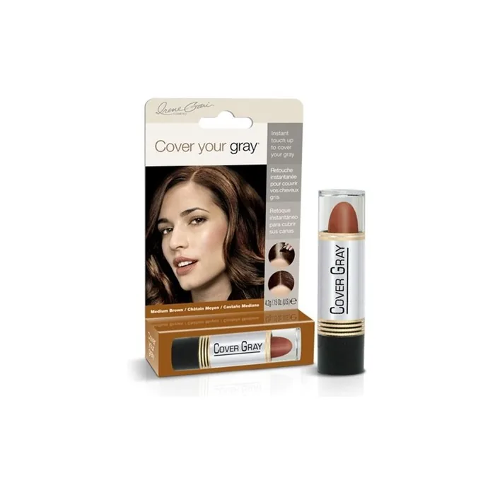 Cover Your Gray Hair Color Touch Up Stick Medium Brown