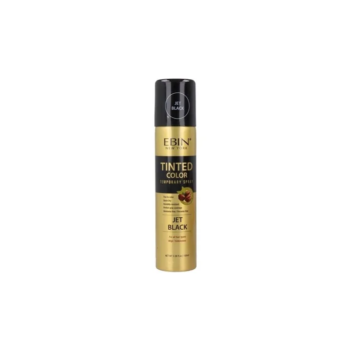Ebin New York Tinted Color Jet Black Spray - 100 Ml