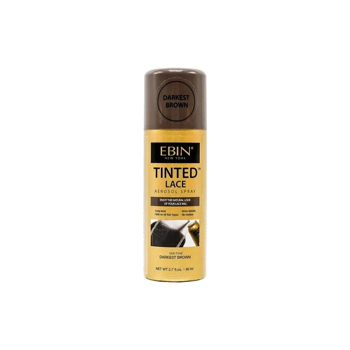 EBIN NEW YORK Tinted Lace Aerosol Spray Darkest Brown