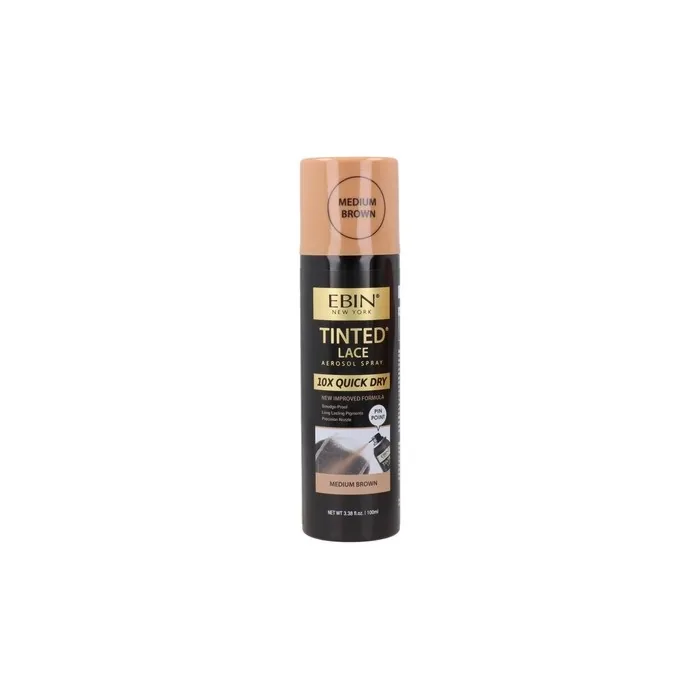 Ebin New York Quick Tinted Lace Spray Medium Brown - 100 Ml