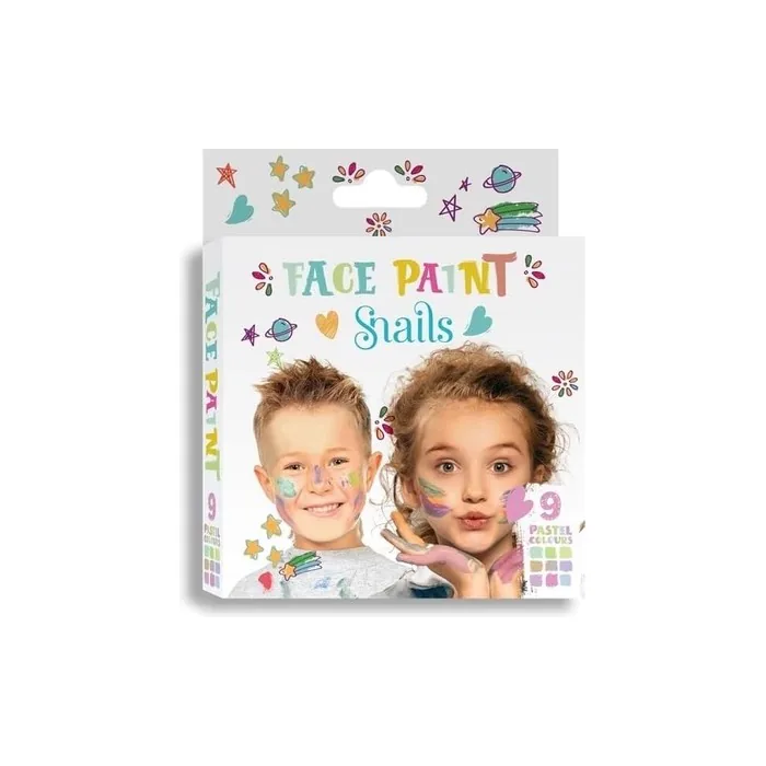 SNAILS Face Paint 9 Pastel Colors 34.6g