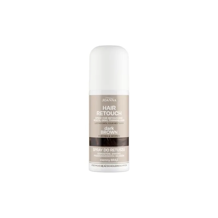 Joanna Hair Retouch Spray For Root Touch-Up Dark Brown 75ml