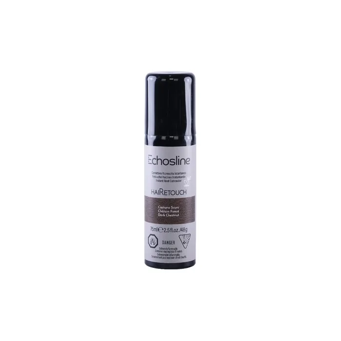 Echosline Hairetouch Dark Brown Instant and Temporary Root Corrector 75ml Chestnut 75.00g
