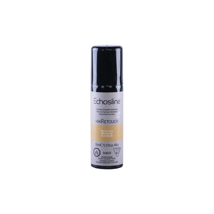 HaiRetouch Retouch Spray Instant Regrowth Concealer Dark Blonde 75ml EchosLine Vegan