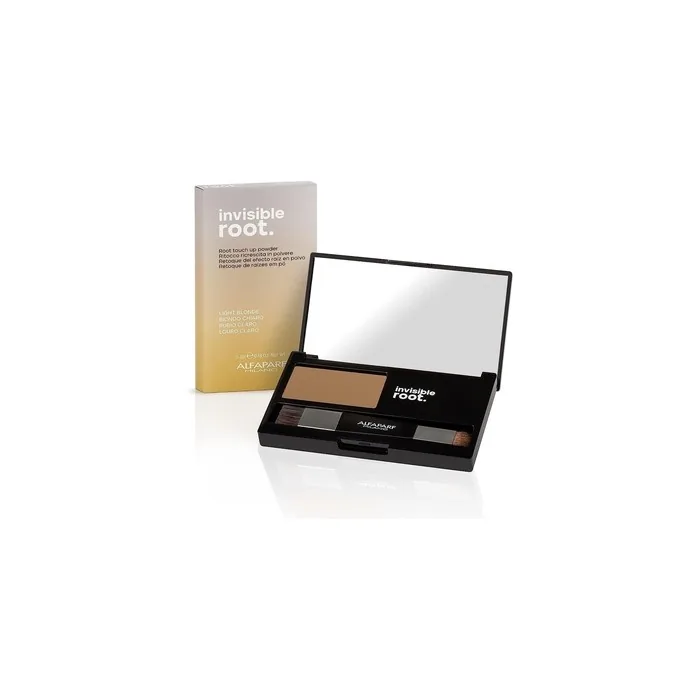 Alfaparf Milano Invisible Root Touch Up Powder Temporary Hair Color Root Concealer Hair Color Regrowth Cover Up Light Blonde