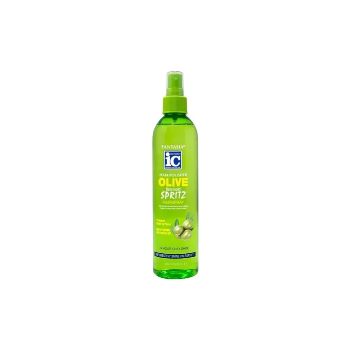 Fantasia Hair Polisher Spritz Hair Spray Olive Firm Hold 10.0 Fl Oz