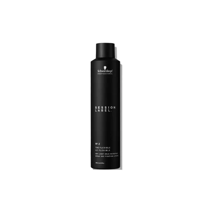 Schwarzkopf Session Label The Flexible Dry Light Hold Hairspray 300ml