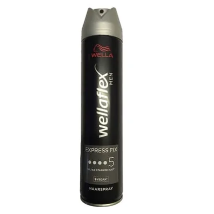 Wellaflex Men Hair Spray Mega Strong Long-Lasting Hold 250ml