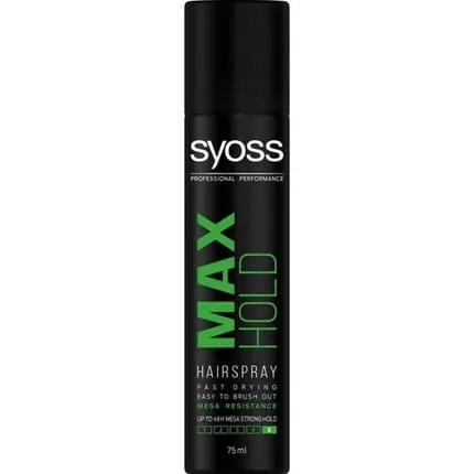 Syoss Max Hold Hairspray Resistant to External Conditions
