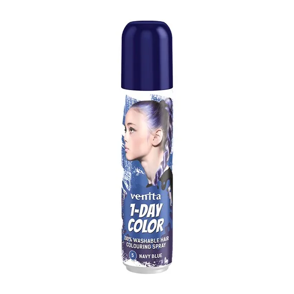 Venita 1-Day-Color Hairspray Navy Blue Colour