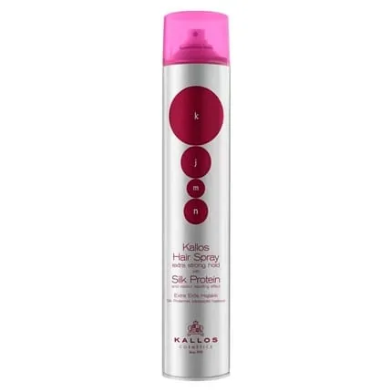 Kallos Kjmn Hair Spray Silk Protein Super Strong Hair Lacquer 750ml
