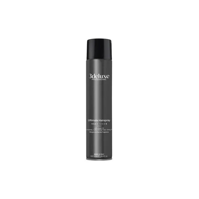 3deluxe 3deluxe Ultimate Hairspray Ultrastrong Hold Hairspray 500ml