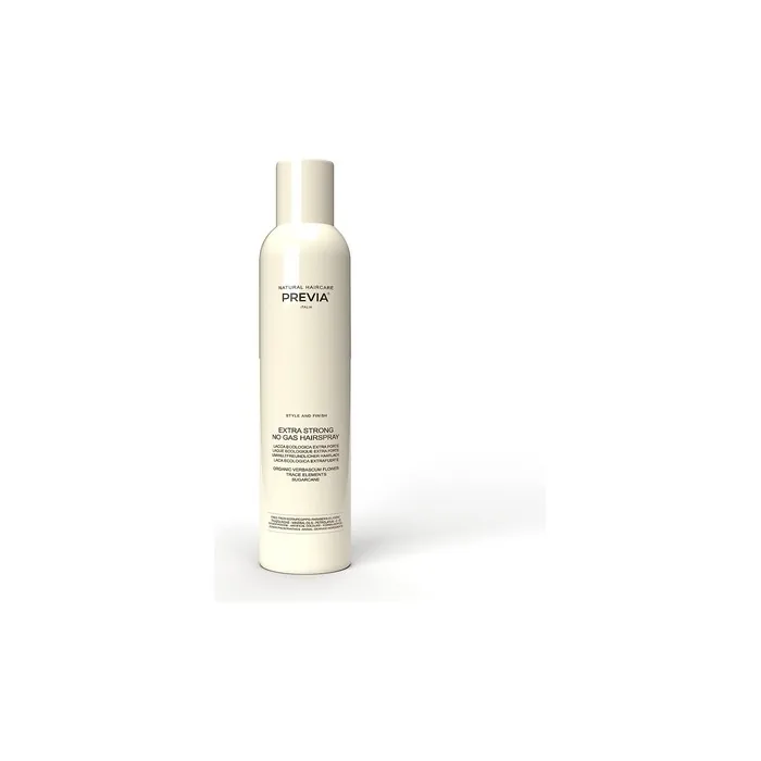PREVIA Extra Strong No Gas Hairspray with Organic Verbascum Flower 11.8oz
