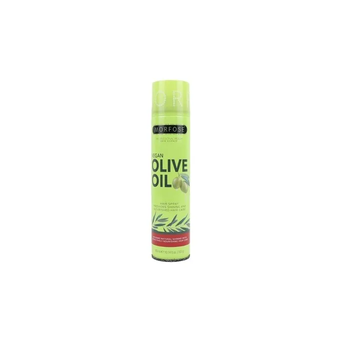 Morfose Vegan Hair Spray 400ml with Olive Oil, Argan Oil & Almond Oil