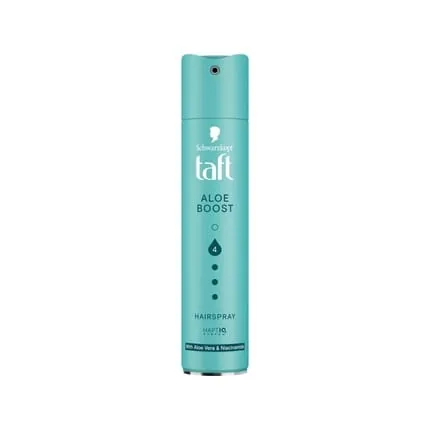 Taft Hair Spray Aloe Boost Hl 4 250ml - Strong Hold Hair Spray