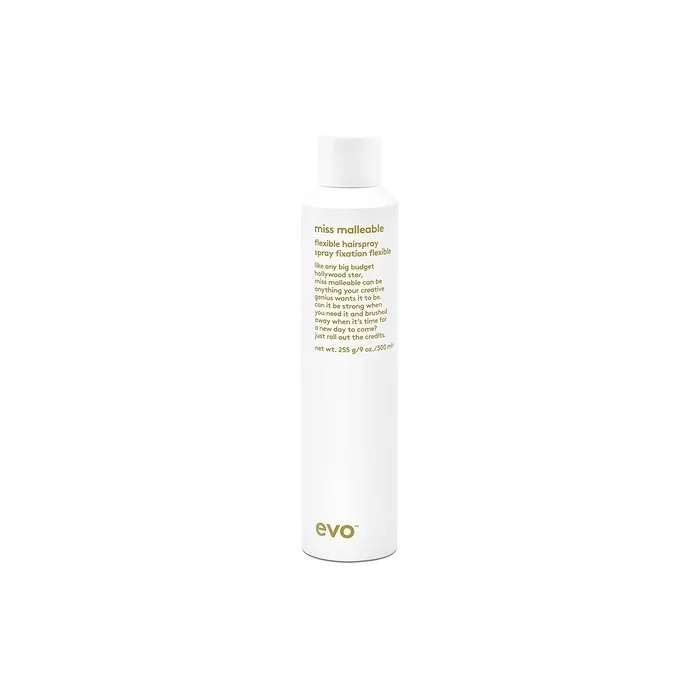 evo Miss Malleable Flexible Hairspray Hair Volume Spray 300ml 10.1fl.oz.
