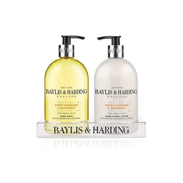 Baylis & Harding Sweet Mandarin & Grapefruit Hand Wash and Lotion Set - Vegan Friendly