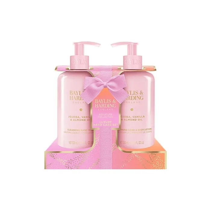 Baylis & Harding Hand and Body Care Set with Jojoba, Vanilla, and Almond Oil