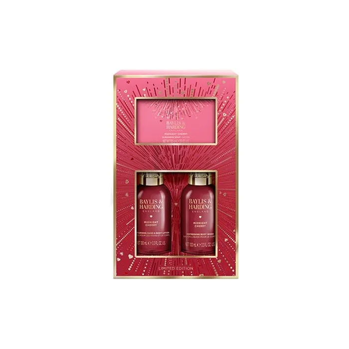 Baylis & Harding Midnight Cherry Body & Hand Care Set