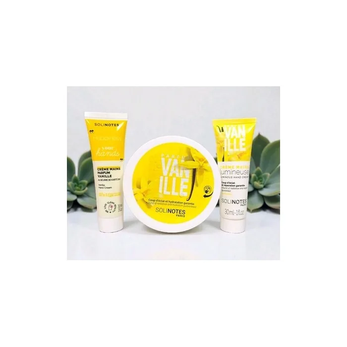 Vanille Solinotes Paris Vanille Body Balm And Hand Cream Set 676 Fl Oz1 Fl Oz